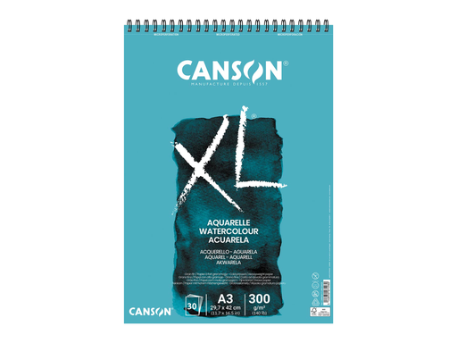 [TIM-4039171] Schetsblok Canson XL aquarelle A3 300gr 30vel wit