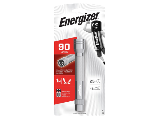 [TIM-4041900] Zaklamp Energizer Metal Led incl 2x AA