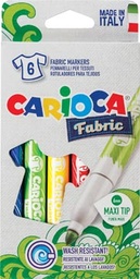 [TIM-40956] Textielstift Carioca Fabric assorti (6)