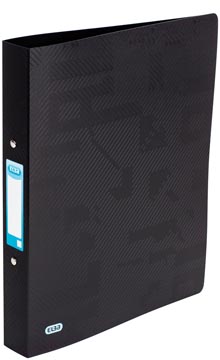 [TIM-4104389] Ringmap Elba Urban PP A4 2 O-ringen 30mm rug 40mm zwart