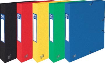 [TIM-4114367] Elastobox Oxford Top File+ karton A4 40mm 300vel assorti