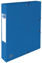 [TIM-4114368] Elastobox Oxford Top File+ karton A4 40mm 300vel blauw