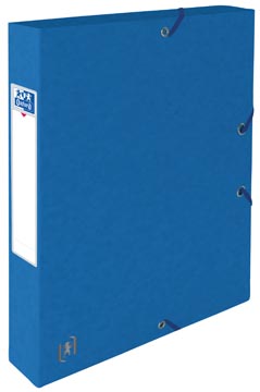 [TIM-4114368] Elastobox Oxford Top File+ karton A4 rug 40mm 300vel blauw