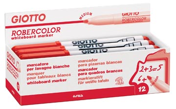 [TIM-413402] Whiteboardmarker Giotto Robercolor medium ronde punt 4mm rood