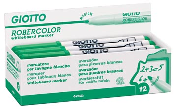 [413404] Whiteboardmarker Giotto Robercolor medium ronde punt 4mm groen