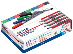 [TIM-413803] Whiteboardmarker Giotto Robercolor maxi ronde punt 7mm zwart