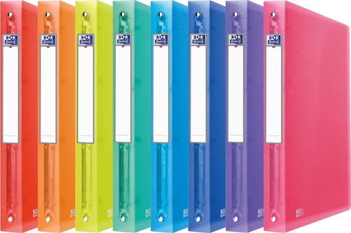 [TIM-4147047] Ringmap Oxford Urban PP A4 4 O-ringen 30mm rug 40mm assorti