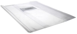 [TIM-417096] Schriftomslag 33x23cm 350 micron met venster en etiket transparant