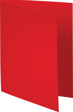 [TIM-421012E] Dossiermap Exacompta Forever 170 karton A4 170g met overslag van 1cm rood (100)