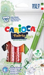 [TIM-42909] Textielstift Carioca Fabricliner assorti (10)