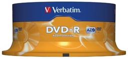 [TIM-43522] DVD-R Verbatim 4,7GB 16X spindel (25)