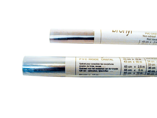 [TIM-442630] Folie niet-zelfklevend op rol Bronyl 43cmx5m 100 micron transparant