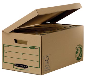 [TIM-4472205] Containerdoos Fellowes bankers box earth series flip top 54,4x29x38cm bruin