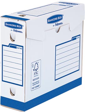 [TIM-4474002] Archiefdoos Fellowes Bankers Box Basic Heavy Duty 253x345mm rug 80mm