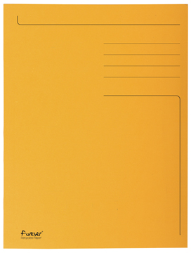 [TIM-448009E] Map 3-kleppen Exacompta Forever karton A4 280g oranje (50)