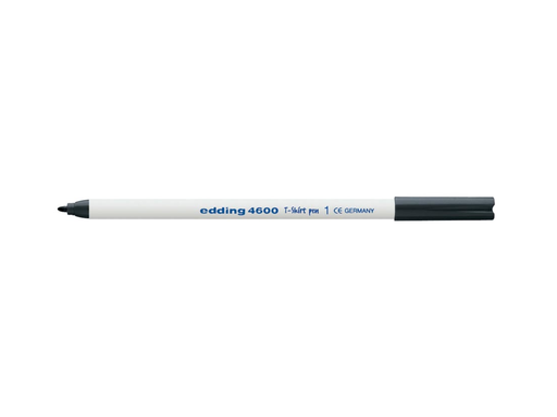 [TIM-4600Z] Textielmarker Edding 4600 ronde punt 1mm zwart