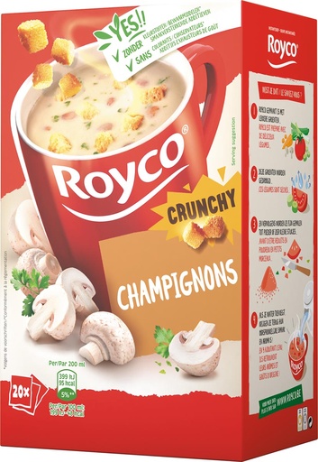 [TIM-46570] Minute soep Royco champignons/korstjes (20)