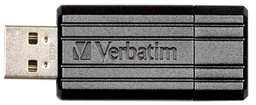 [TIM-49063] USB-stick Verbatim PinStripe 2.0 16GB zwart