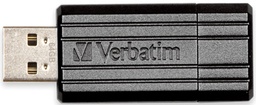 [TIM-49065] USB-stick Verbatim PinStripe 2.0 64GB zwart