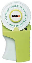 [TIM-5001D] Lettertang Desq inclusief een rol groene tape 9mmx3m