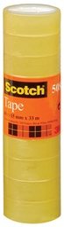 [TIM-5081535] Plakband Scotch 508 15mm x 33m transparant (10) voor kleine afroller
