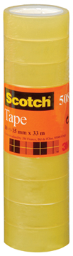 [TIM-5081535] Plakband Scotch 508 15mmx33m transparant (10) voor kleine afroller