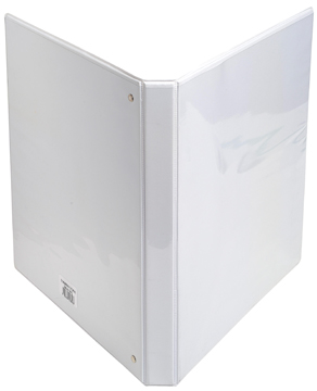 [TIM-51841E] Panorama ringmap Exacompta PP A4 maxi 4 D-ringen 20mm rug 38mm 3 insteekvakken wit