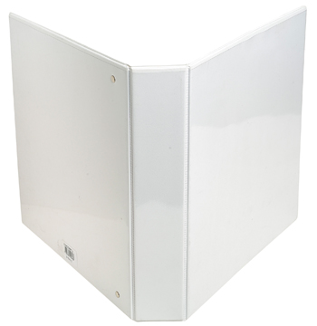 [TIM-51843E] Panorama ringmap Exacompta PP A4 maxi 4 D-ringen 40mm rug 64mm 3 insteekvakken wit