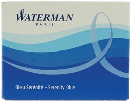 [TIM-52027B] Inktpatronen Waterman Standard Florida blauw (8)