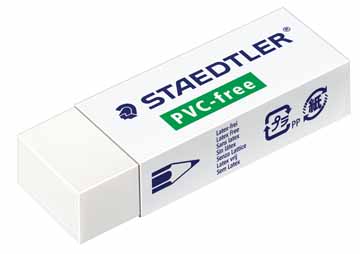 [TIM-525B20] Gum Staedtler 525B PVC-vrij groot wit