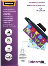 [TIM-5306114] Lamineerhoes Fellowes ImageLast Enhance A4 2x80 micron (100) (CRC53061)