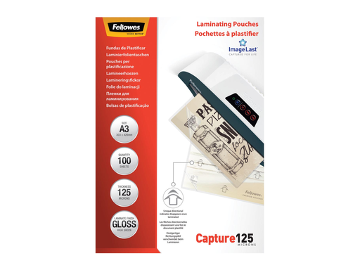 [TIM-5307506] Lamineerhoes Fellowes ImageLast Capture A3 2x125µ (100)