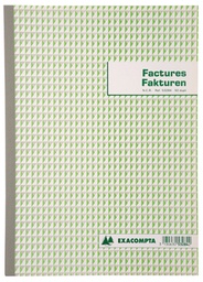 [TIM-53284X] Facturen Exacompta karton 29,7x21cm 50blad dupli tweetalig