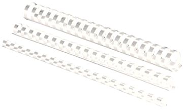 [TIM-5345005] Bindrug Fellowes plastic 6mm wit (100) CRC53450