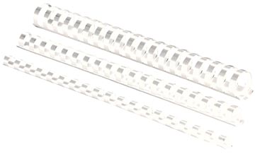 [FEL-5348204] Bindrug Fellowes plastic 25mm wit (50)