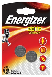 [TIM-5352483] Knoopcelbatterij Energizer Lithium CR2016 3V (2)