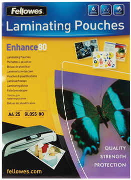 [TIM-53962] Lamineerhoes Fellowes ImageLast Enhance A4 2x80µ (25)