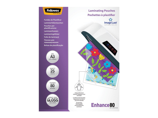[TIM-53964] Lamineerhoes Fellowes Enhance A3 2x80µ glanzend (25)