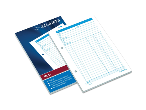 [TIM-5406030] Notitieblok Atlanta nederlandstalig 10,5x14,8cm A6 100bl