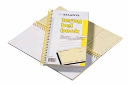 [TIM-5419070] Terugbelboek Atlanta nederlandstalig 7,4x12,8cm 2-voud zelfkopiërend 400 notities