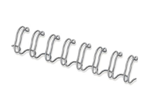 [TIM-54453] Bindrug Fellowes metaal 12mm zilver (100)