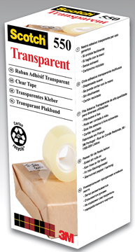 [TIM-5501933] Plakband Scotch 550 19mmx33m extra sterk voor kleine afroller