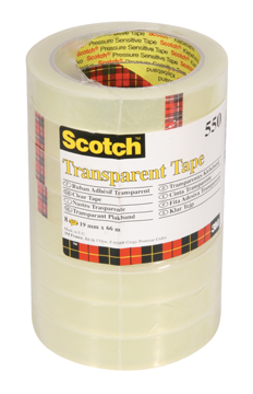 [TIM-5501967] Plakband Scotch 550 19mmx66m (8) voor grote afroller