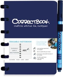 [TIM-5581966] Schrift Correctbook A6 gelijnd herbruikbaar blauw