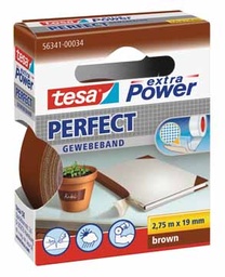 [TIM-56341BR] Textieltape Tesa 19mmx2,75m bruin