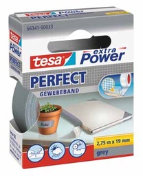 [TIM-56341G] Textieltape Tesa 19mmx2,75m grijs