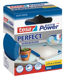 [TIM-56343B] Textieltape Tesa 38mmx2,75m blauw