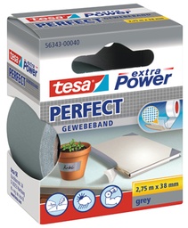 [TIM-56343G] Textieltape Tesa 38mmx2,75m grijs