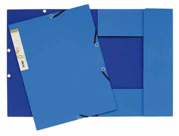 [TIM-56982E] Elastomap Exacompta Forever karton met 3 kleppen A4 380g blauw