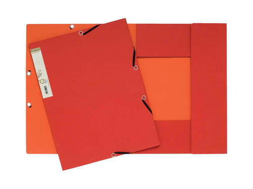 [TIM-56985E] Elastomap Exacompta Forever karton met 3 kleppen A4 380g rood